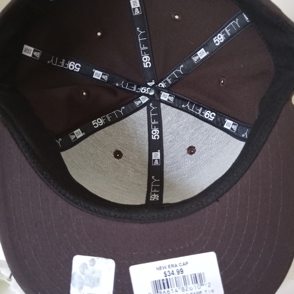 *Sold*NFL headgear Cleveland Browns Men's fitted Fifty Nine style hat SZ 7 1/8 - Picture 4 of 5